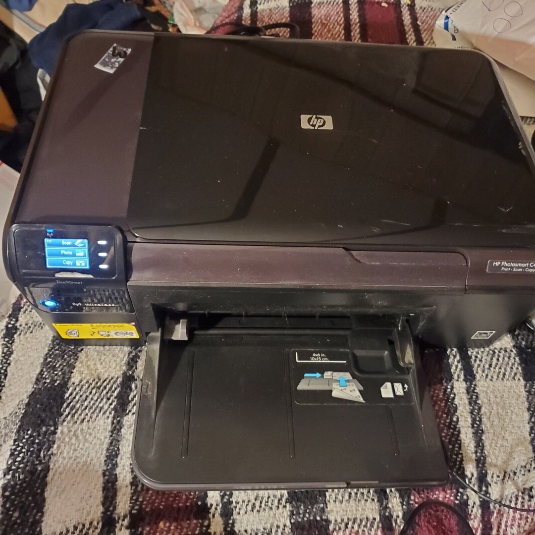 Needs ink- HP Photosmart C4780 All-in-One Print Inkjet Wireless Photo Printer