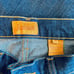 James preserved flare distressed jeans
