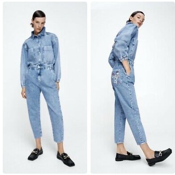 Zara x Disney Toy Story Paperbag High Waisted Jeans Size 12