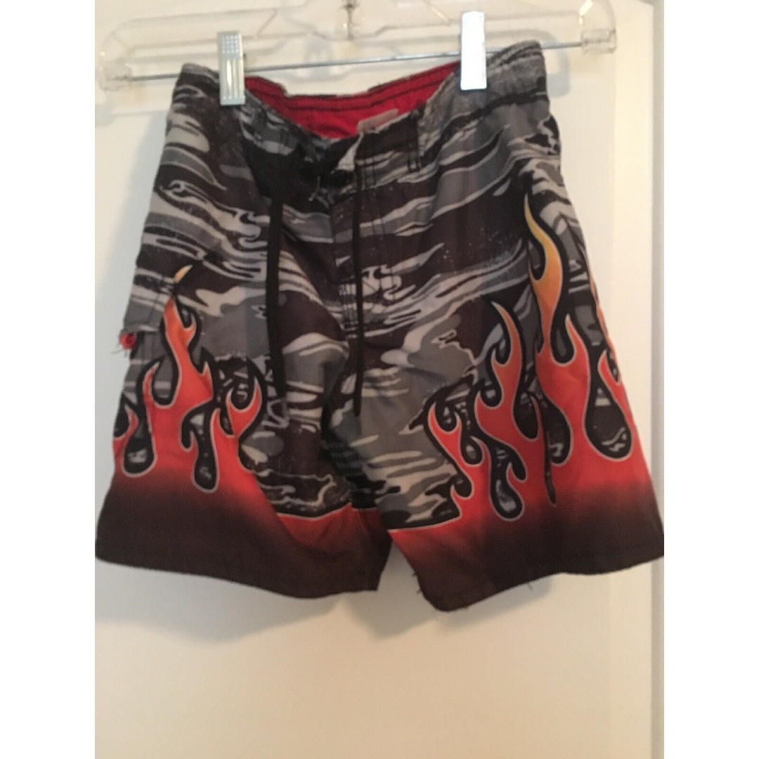 Joe Boxer Boys Printed Swim Shorts Trunks One Piece Size 4/5