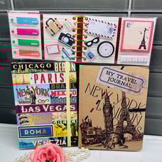 World travel Paris, rome, new york, china, italy, notebook Journal Sticky Notes