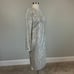 Vince Camuto Women's Cocktail Dress Size 8 Silver Sequined One Shoulder Sheath