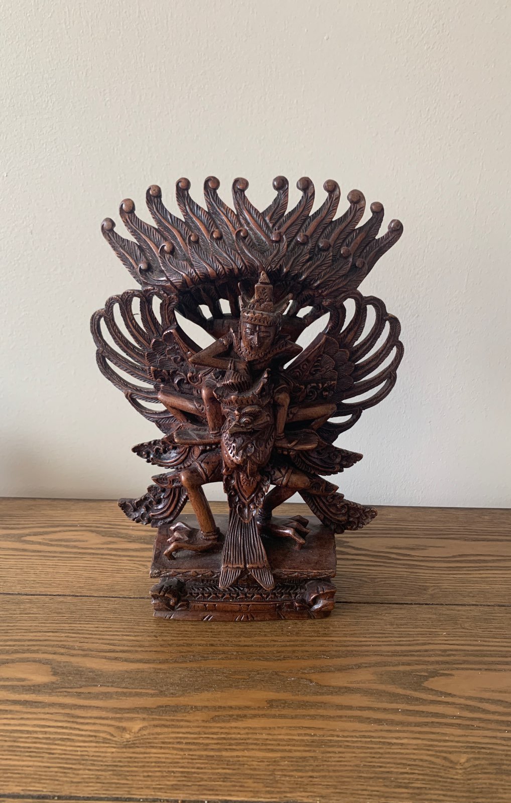 Garuda/Vishnu Wooden Carving - Indonesia