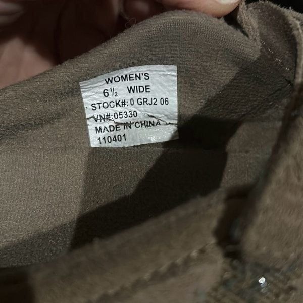 LL Bean Suede Mary Jane Shoes 6 1/2 wide