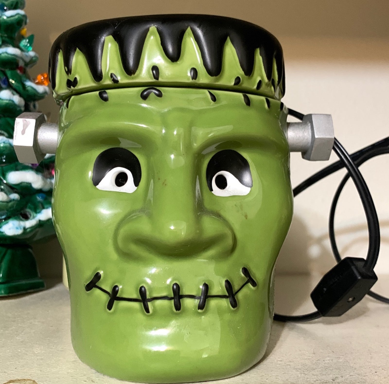 Halloween wax warmer Frankenstein