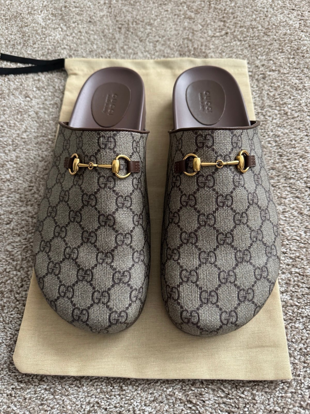 Gucci GG Horsebit Slipper Mules-11.5” Size 44