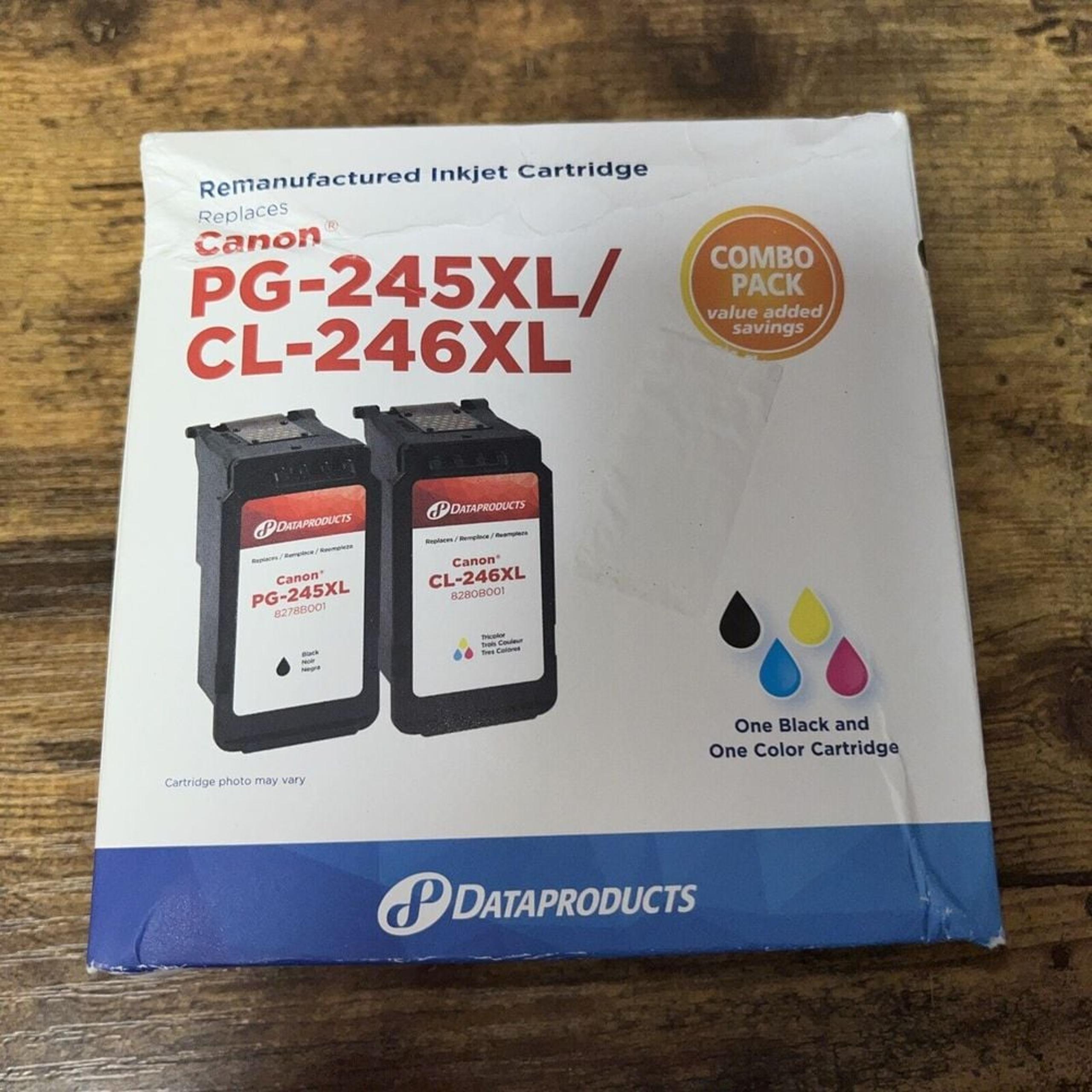 Black/Tricolor XL High Yield Ink Cartridges - Compatible with Canon