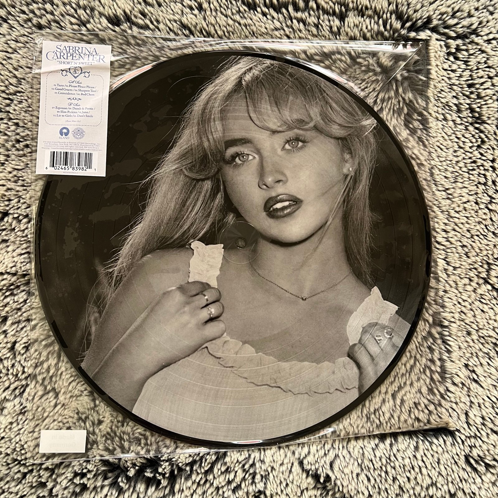 Sabrina Carpenter Short n Sweet Spotify Exclusive Edition Vinyl SEALED