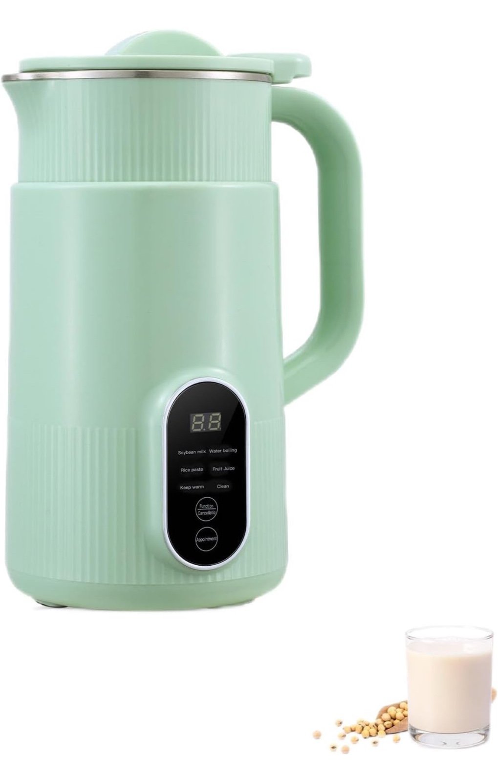 Soya Milk Maker For Homemade Milk, Oatmeal And Soya Milk (with delayed start/hea