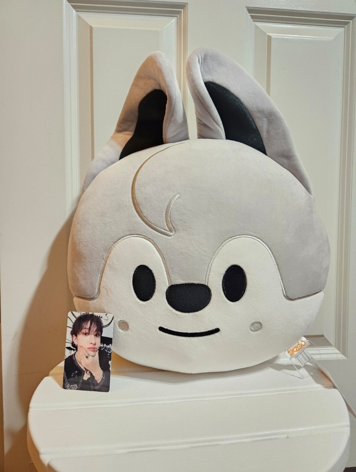 Stray Kids dominATE Seoul Tour SKZOO Baby ver Face Cushion Wolfchan Bangchan