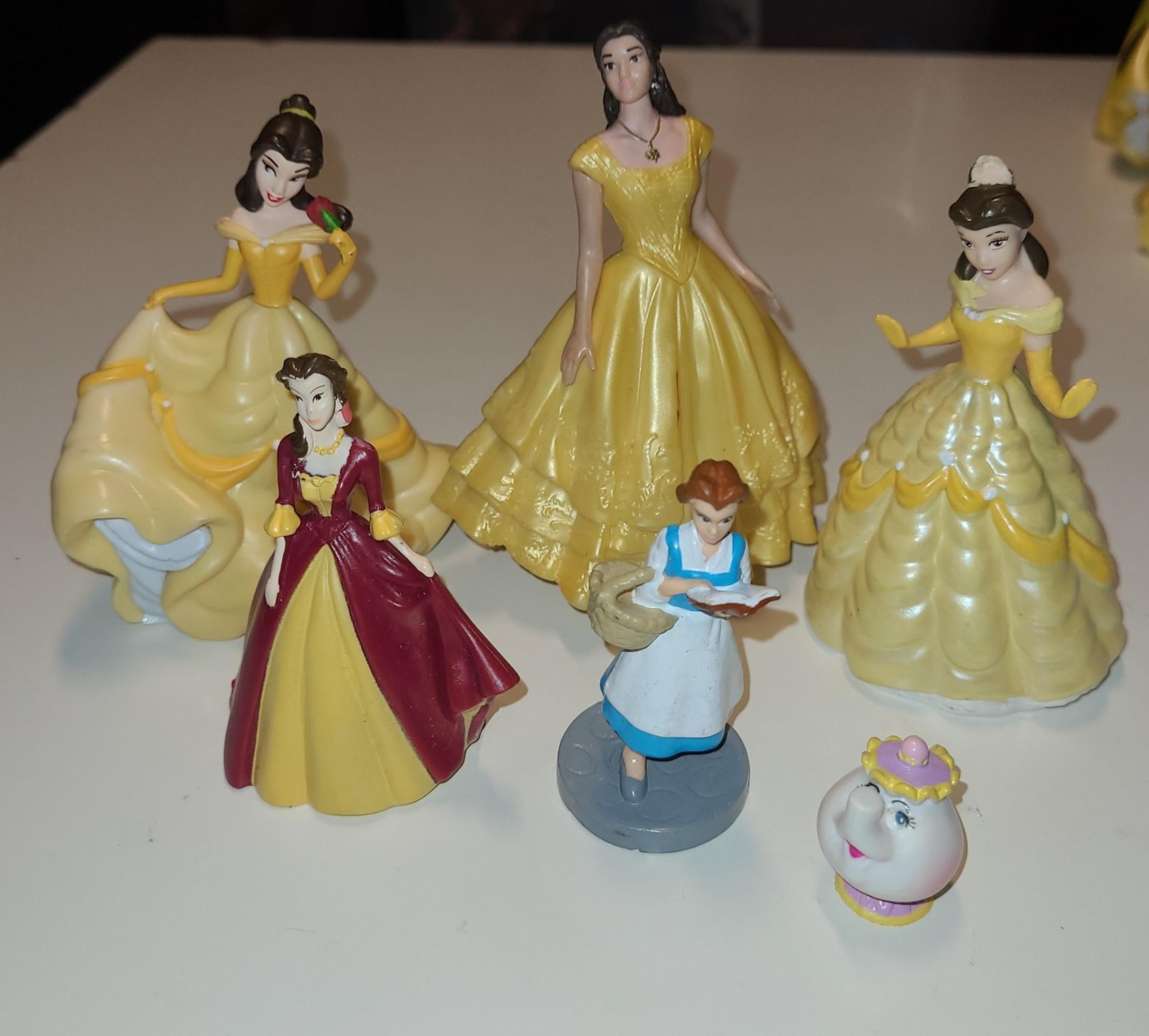 BELLE BEAUTY AND THE BEAST DISNEY 4” ACTION FIGUREs PVC TOY (PRE-OWNED)
