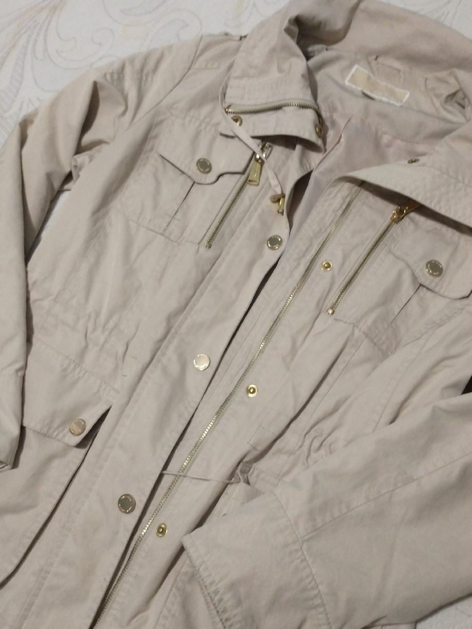 Michael Kors Beige and Gold Jacket