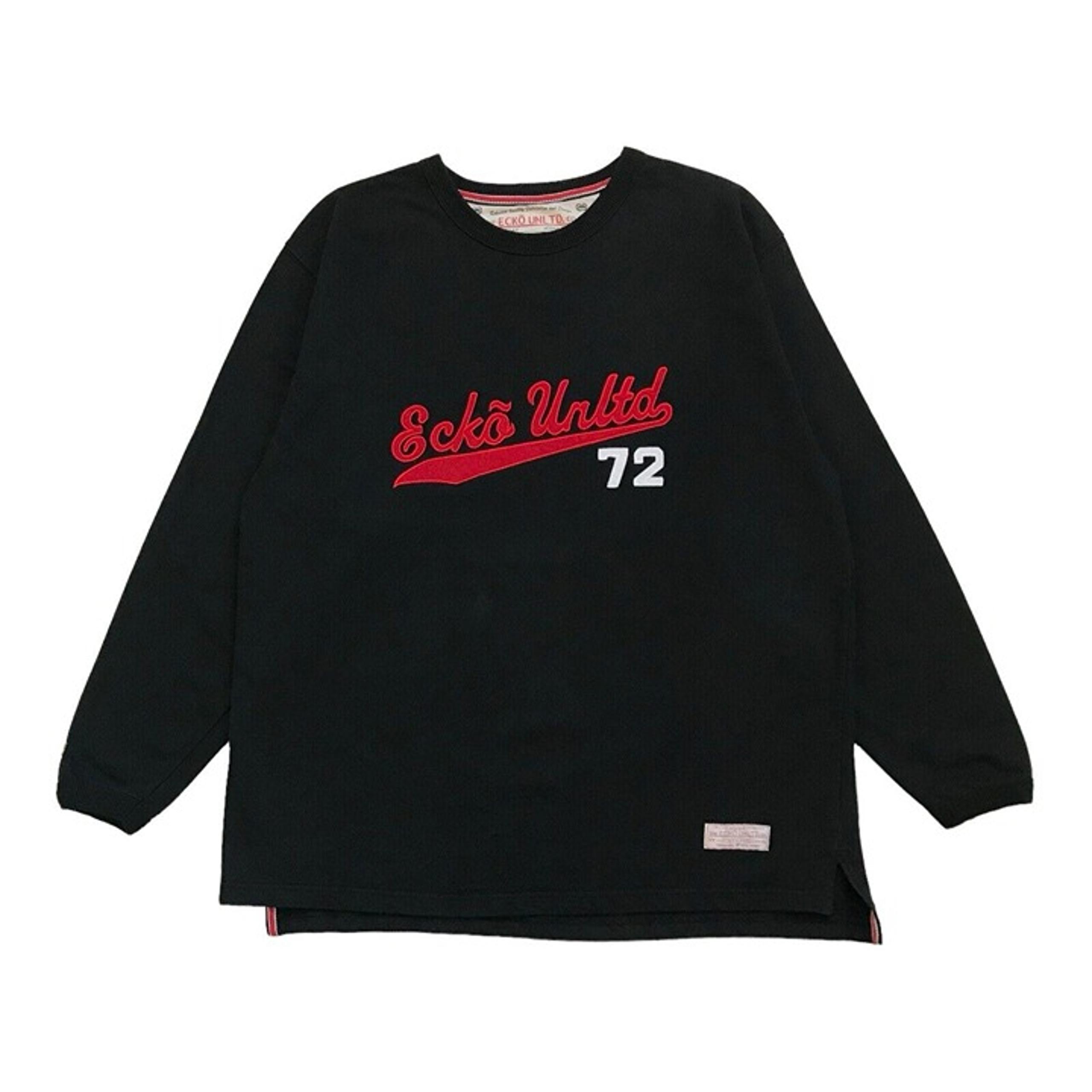 VINTAGE ECKO UNLTD SWEATSHIRT XL MENS BLACK CREWNECK PULLOVER SCRIPT LOGO Y2K