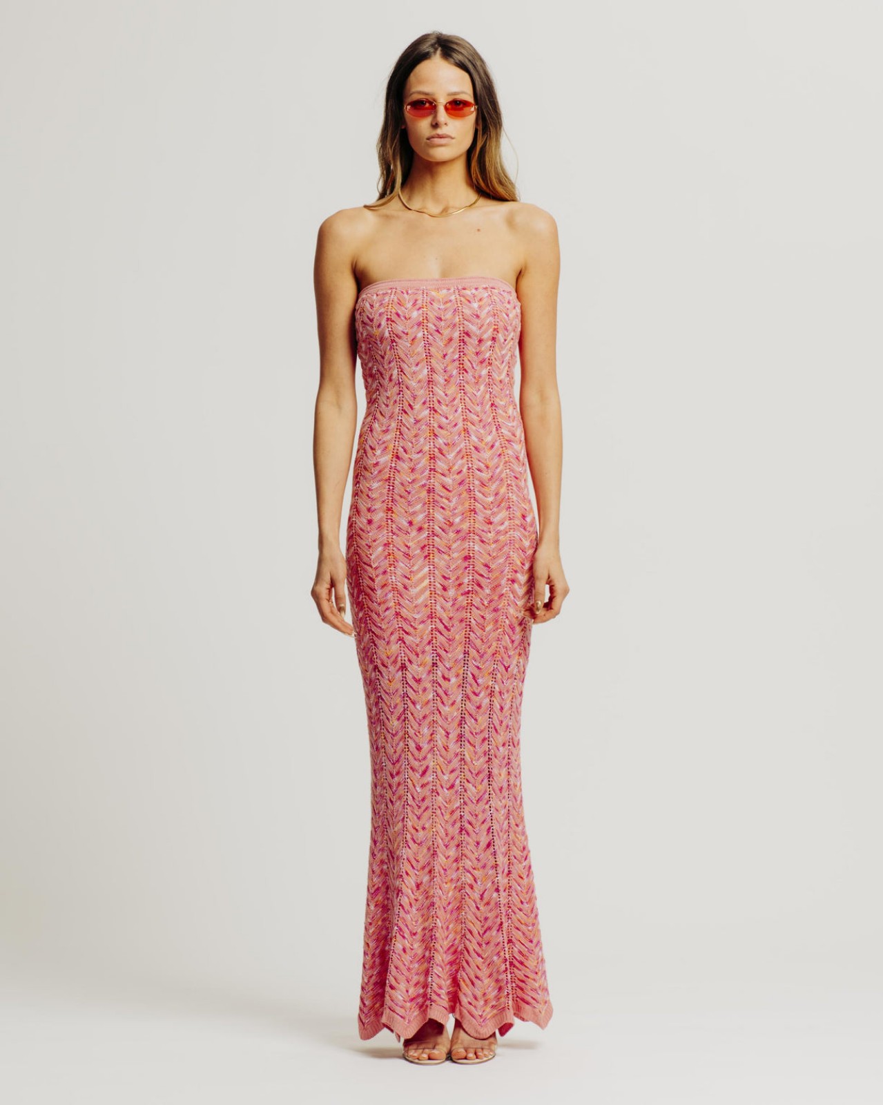 Torn By Ronny Kobo Women's Tasha Maxi Knit Dress Sz M