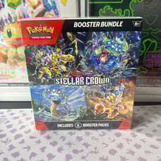 2024 Pokemon TCG - STELLAR CROWN Booster Bundle - Factory Sealed - 6 Packs