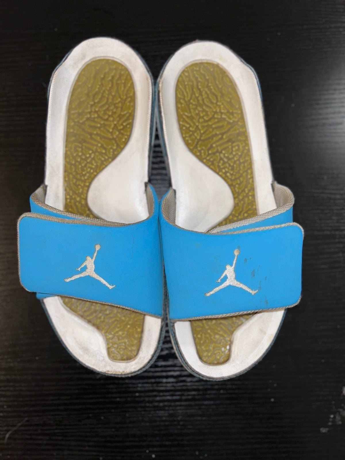 Nike Air Jordan 3 Slide 428789-407 Elephant Print North Carolina Men 11 Sandal