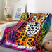 *NEW* Lisa Frank Inspired XXL Hunter Tiger Throw Blanket