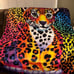 *NEW* Lisa Frank Inspired XXL Hunter Tiger Throw Blanket