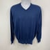 Peter Millar Merino Wool & Silk V Neck Swester Sz L