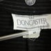 Vtg Doncaster Womens Jumpsuit Romper Wool Blend Black Stripe Snap Front 12