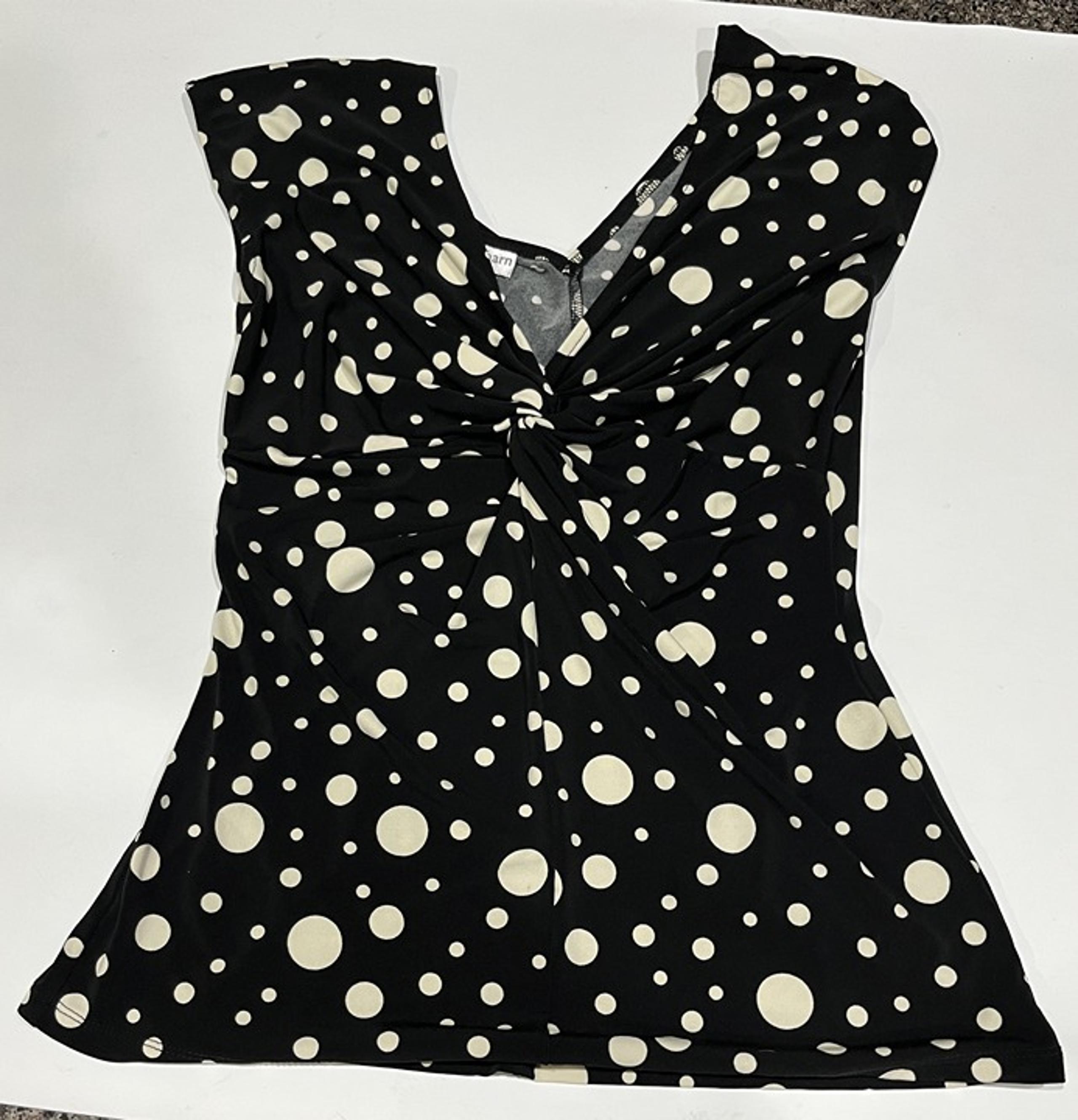 Dressbarn Women's Polka Dot Tank Sz 8 USED