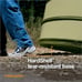 Collapsible Garden Bag with Heavy Duty Hardshell Bottom for Yard