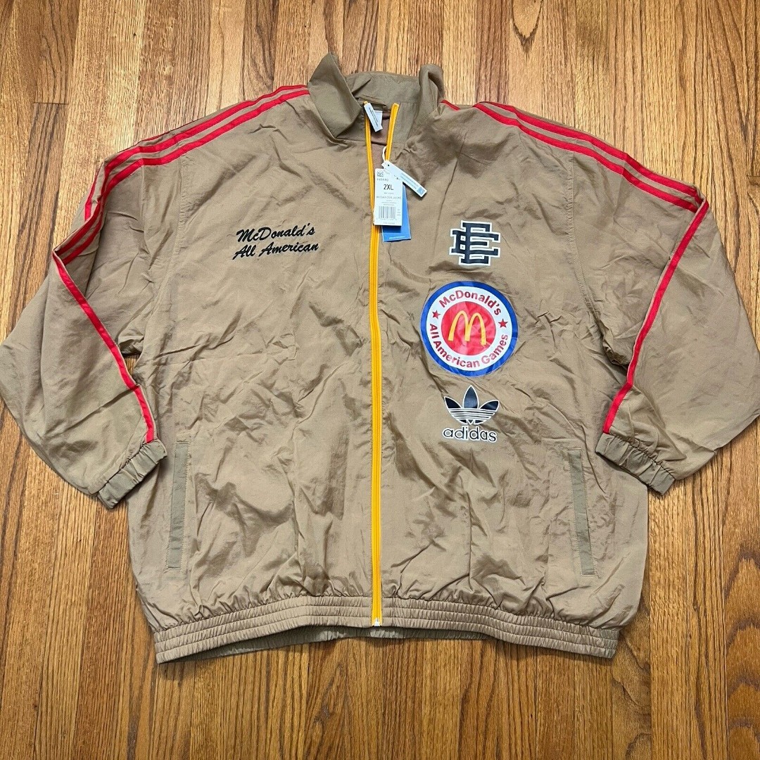 New RARE Adidas x Eric Emanuel McDonalds All American Games Jacket HI5589 2XL