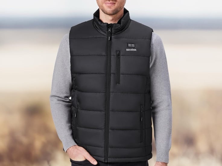 Sevdiea Heated Apparel Women Mens Large Vest Rechargeable Battery New