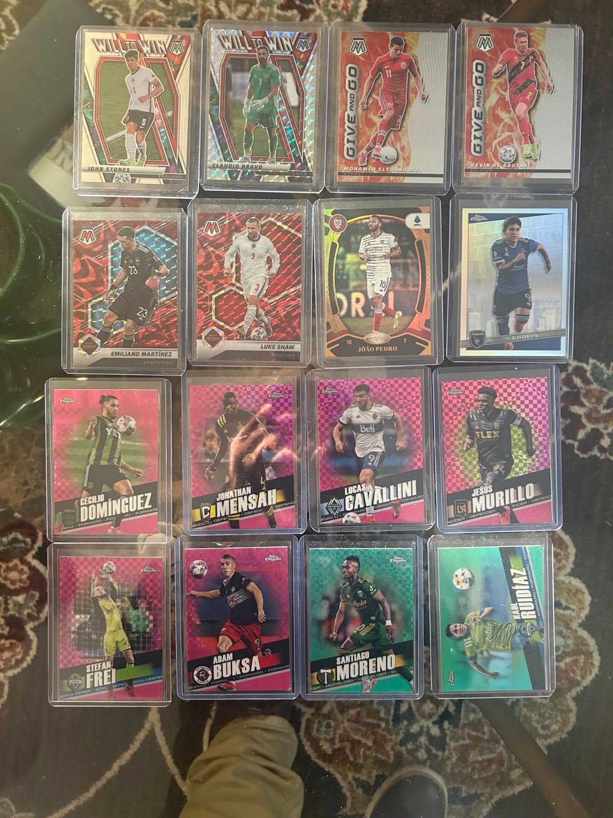 Soccer card lot