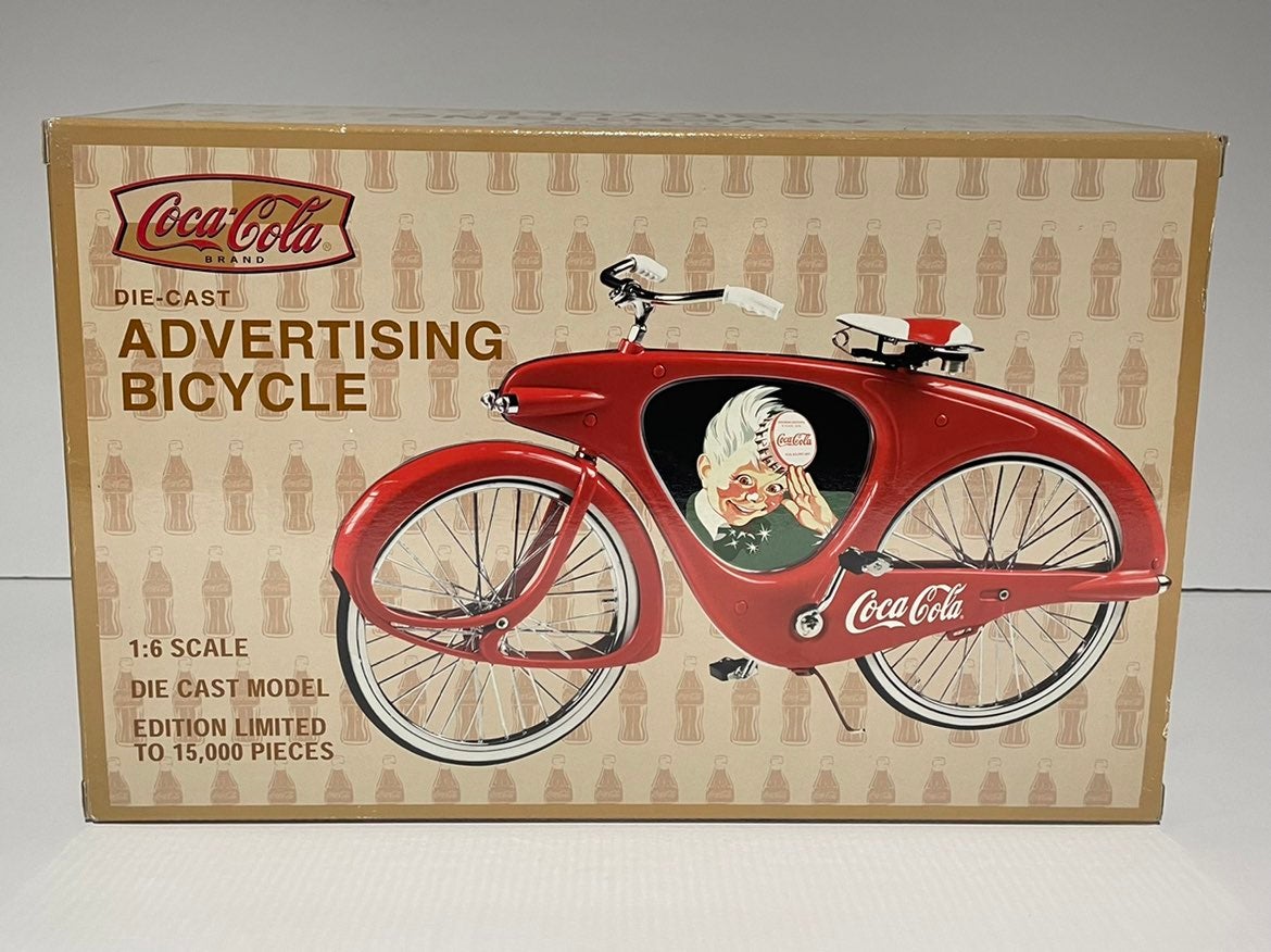 Coca Cola Advertising Bicycle 1/6 Scale Diecast Limited Edition