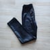 EUC Augustina Carmel by the Sea Leather Wearable Art Slim Pants Black Women S