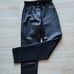 EUC Augustina Carmel by the Sea Leather Wearable Art Slim Pants Black Women S