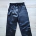 EUC Augustina Carmel by the Sea Leather Wearable Art Slim Pants Black Women S