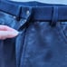 EUC Augustina Carmel by the Sea Leather Wearable Art Slim Pants Black Women S