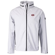 San Francisco 49ers Cutter & Buck Helmet Vapor Water Repellent Stretch Full-Zip