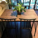 NEW 5 Piece Wood & metal Modern Dining Table Set Dinette (Free Shipping)