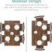NEW 5 Piece Wood & metal Modern Dining Table Set Dinette (Free Shipping)