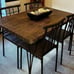 NEW 5 Piece Wood & metal Modern Dining Table Set Dinette (Free Shipping)