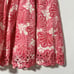 Lilly Pulitzer Ingrid Floral Pleated Skirt Size 8 Pink Eyelet Modest Knee Length