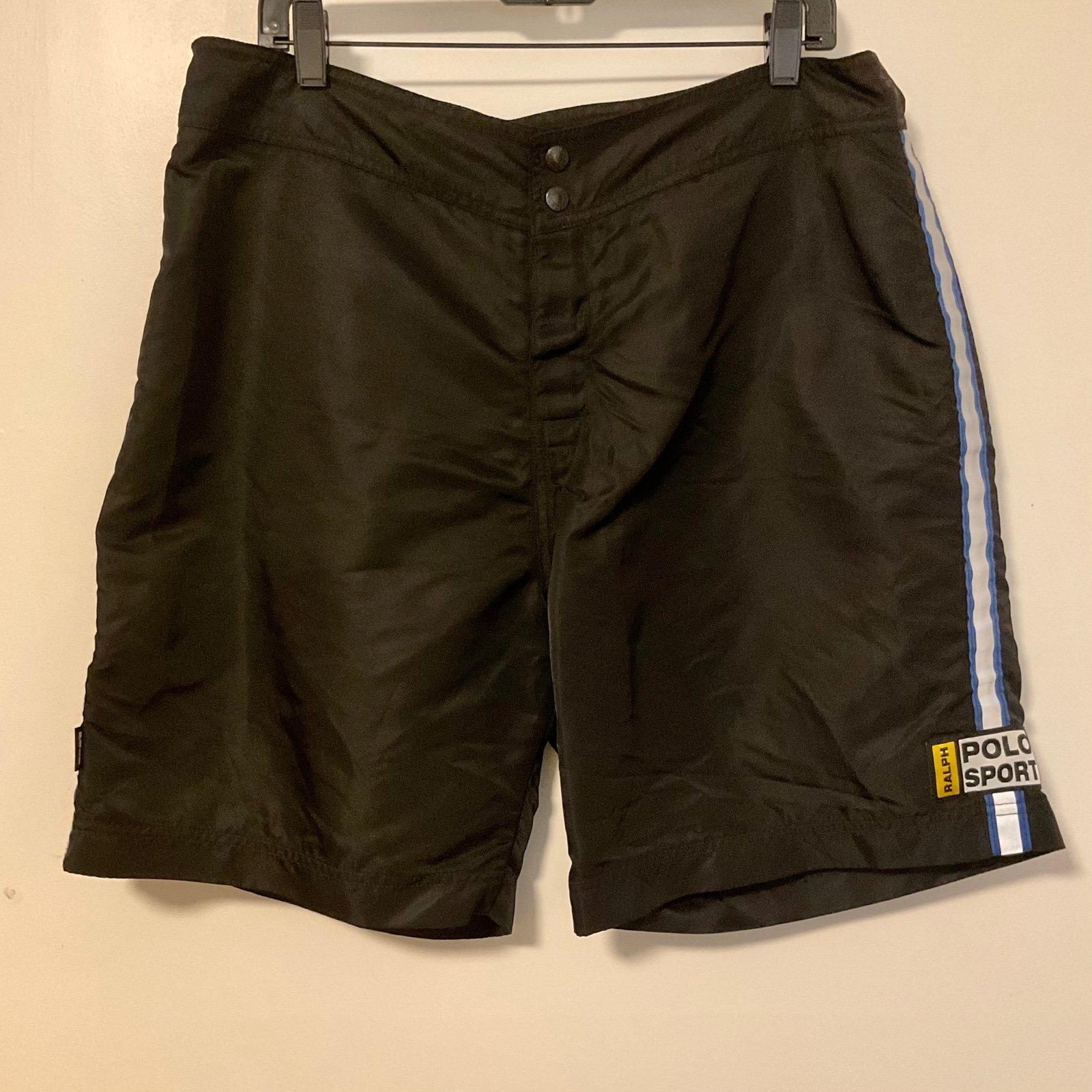 Polo Sport Ralph Lauren Black Swimming Trunk Size 36