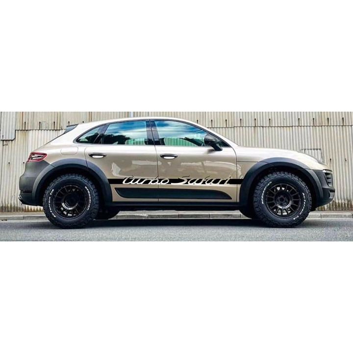 Custom Turbo Safari Side Decals Set For Porsche Macan 2014-2023 95B