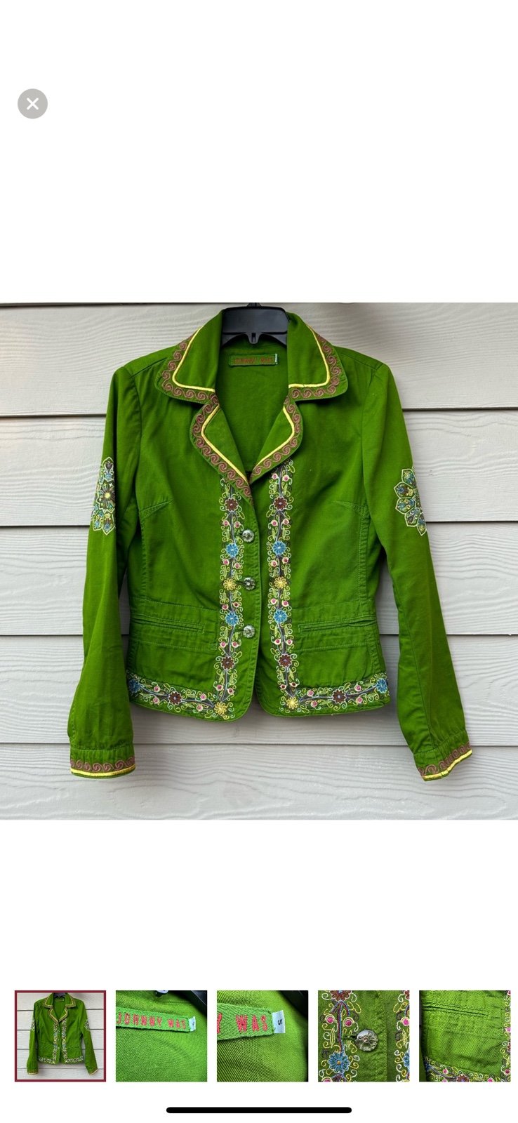 Johnny Was Green Blazers for Women
