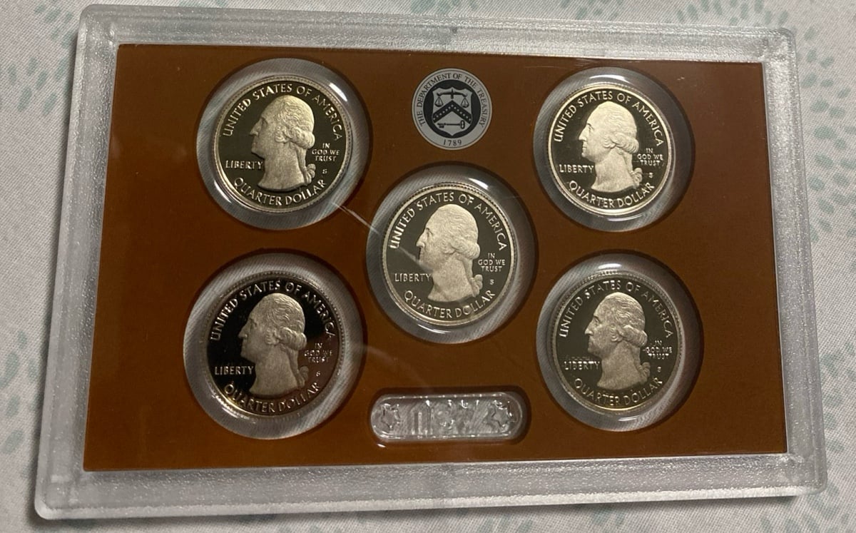 2014 Quarters Clad Proof Set of 5
