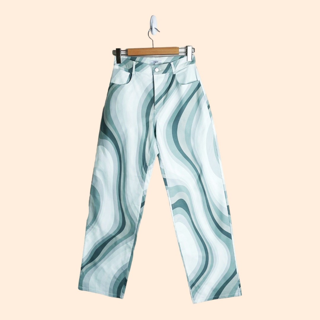 NEW Miaou Fargo Green Wide Pants
