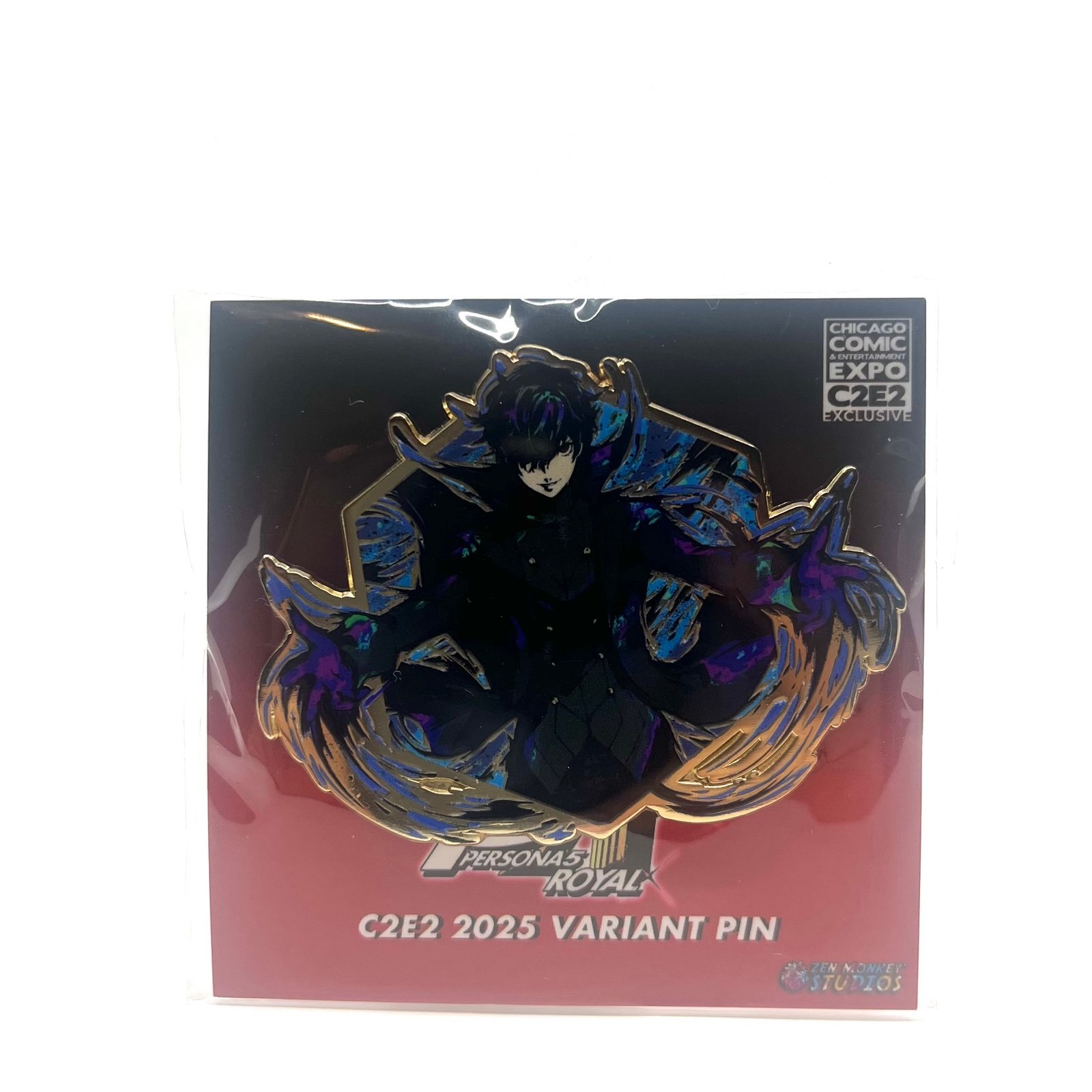 Zen Monkey Studios Painterly Series Persona 5 Joker C2E2 Variant LE 350 Pin