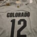 Travis Hunter Colorado Buffaloes Grey Jersey #12 Size Large