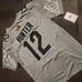 Travis Hunter Colorado Buffaloes Grey Jersey #12 Size Large