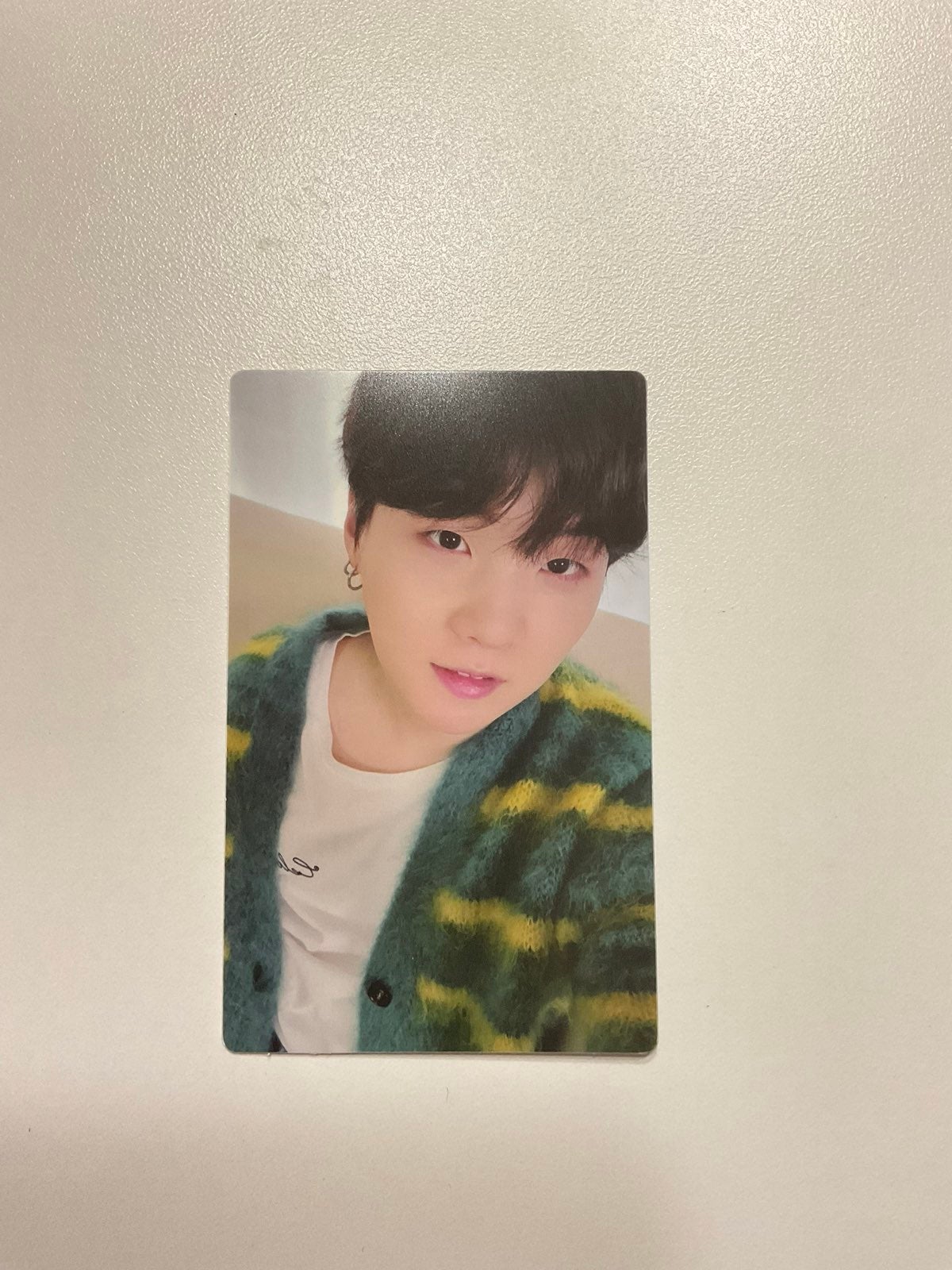 BTS photocard be essential lucky draw suga yoongi