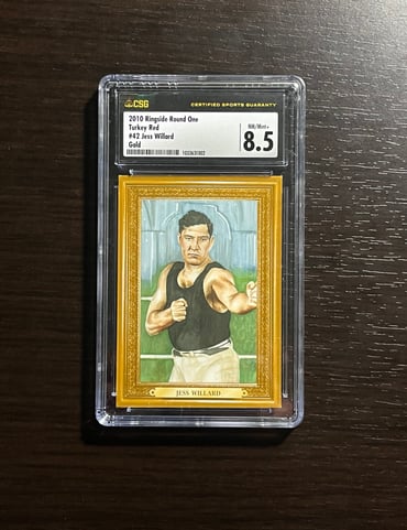 2010 Ringside Boxing Round One Turkey Red Gold /9 JESS WILLARD #42 SSP! CSG 8.5