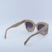 NEW CELINE CL4005FN 57Z BEIGE/SMOKE SUNGLASSES